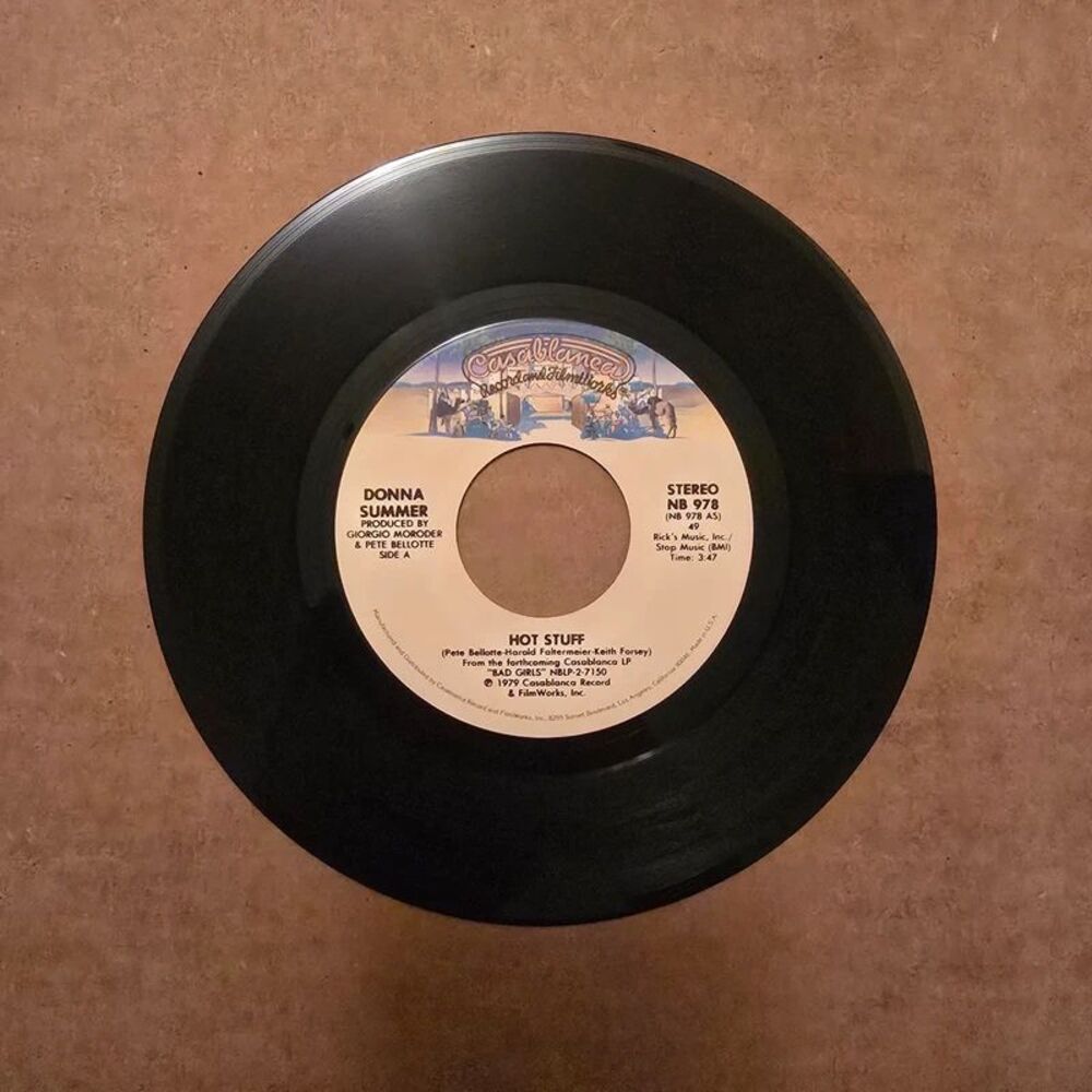 Donna Summer Journey to the center of your heart / hot stuff vinyl 45 record